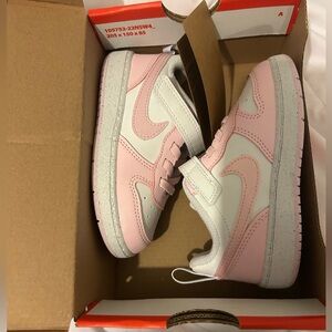 Nike Pink and White Toddler Sneakers